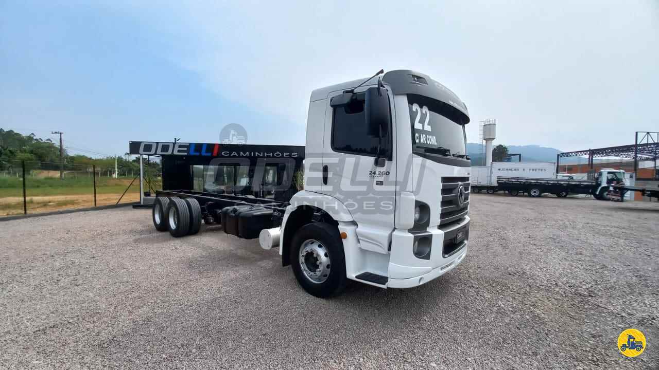CAMINHAO VOLKSWAGEN VW 24260 Chassis Truck 6x2 Odelli Caminhões  RIO DO SUL SANTA CATARINA SC